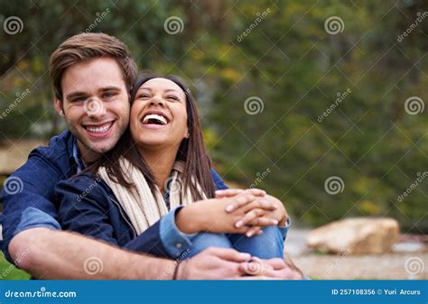 I Just Love Your Sense Of Humour A Good Looking Young Couple Enjoying