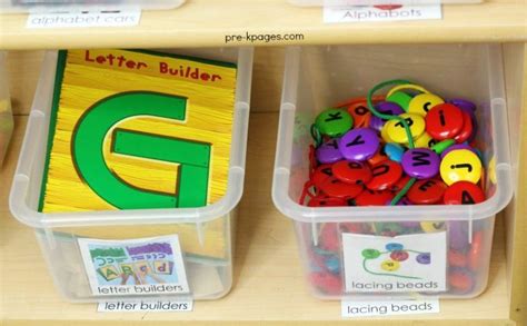 How To Set Up Your Preschool Alphabet Literacy Center Letter