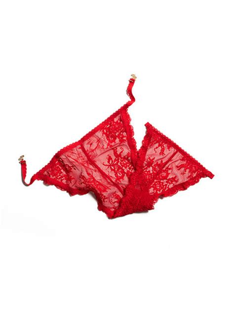 mariposa bikini red panties wings intimates