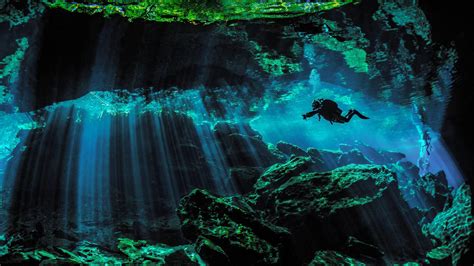 Underwater Underground Bing Wallpaper