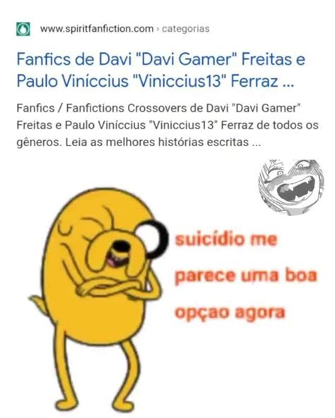 Categorias Fanfics De Davi Davi Gamer Freitas E Paulo Viniccius