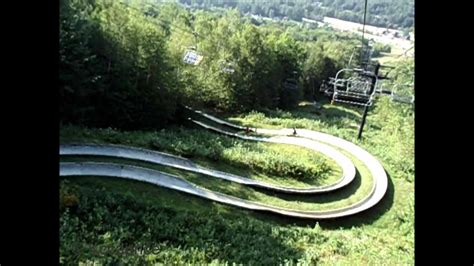 Alpine Slide Aeriel View Attitash Mountain Resort Nh Youtube