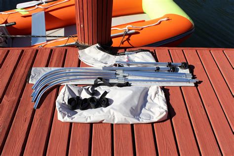 2 Bow Sun Canopy Bimini Top Saturninflatableboatsca