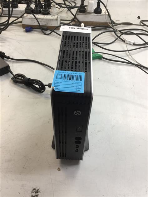 Desktop Hp T610 Plus Ww Thin Client With Charger Appears To Function