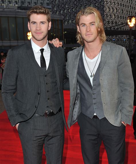 Chris hemsworth celebrated his younger brother liam hemsworth's birthday with a blast from the past photo of them as children. Mileyless Liam Hemsworth Heads to Toronto to Support His ...