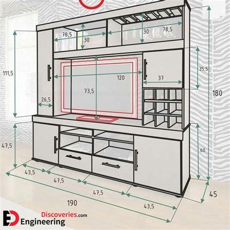 Tv Unit Dimensions And Size Guide Engineering Discoveries Tv Stand