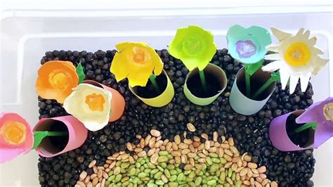 Make A Flower Garden Sensory Bin Sensory Bins Diy Sensory Toys