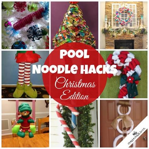 Pool Noodle Hacks Christmas Edition Great Craft Ideas