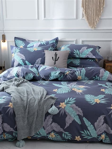 High quality hawaii inspired duvet covers by independent artists and designers from around the world. Tropical Print Duvet Cover 1PC -SheIn(Sheinside) | Toddler ...