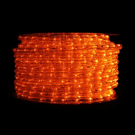 Orange Led Rope Light 148 Ft Reel Traditional Lighting San