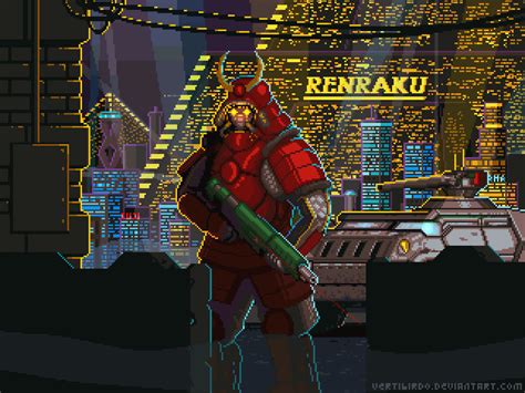 Renraku Red Samurai By Vertibirdo On Deviantart