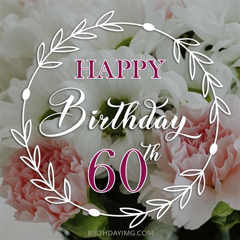 60th Years Free Happy Birthday Wishes And Images