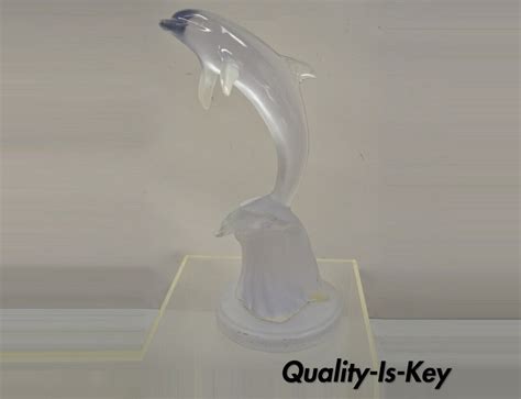 Donjo Acrylic Lucite Dolphin 22 Statue Sculpture 394750 Modern Figure