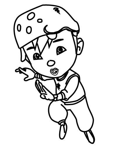 Coloring Page Boboiboy Solar Colouring | 101 Coloring Pages