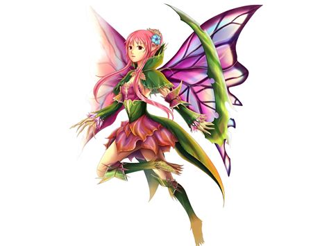 colorful fairy fantasy girl pink hair wallpaper resolution 1920x1440 id 1055322