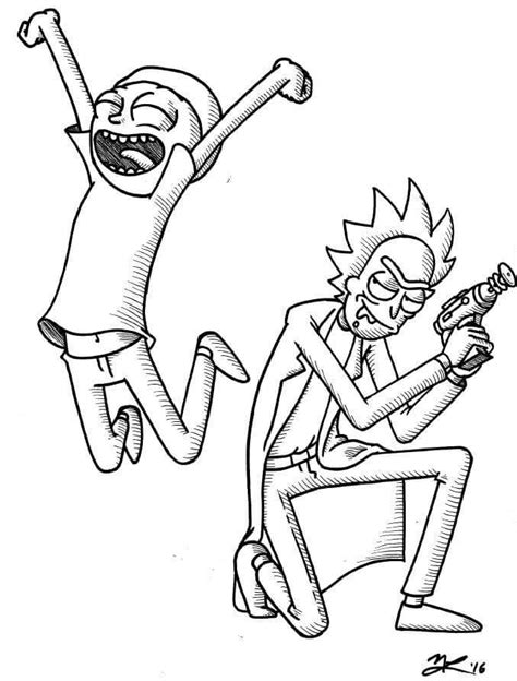 Printable Rick And Morty Coloring Pages Best Coloring Pages For Kids