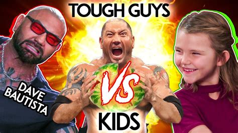 Try Not To Fail Challenge Is Dave Bautista Tougher Than Kids Youtube