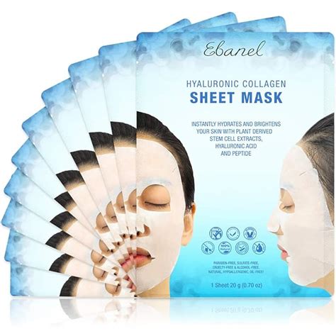 Buy Ebanel 10 Pack Korean Collagen Face Mask Sheet Deep Moisturizing