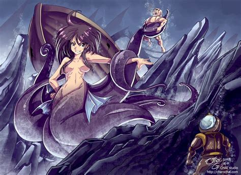 Tentacles Fantasy Creatures Sea Creatures Monster Musume Mermaid
