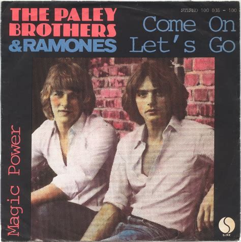 Ramones On Vinyl The Single With Paley Brothers