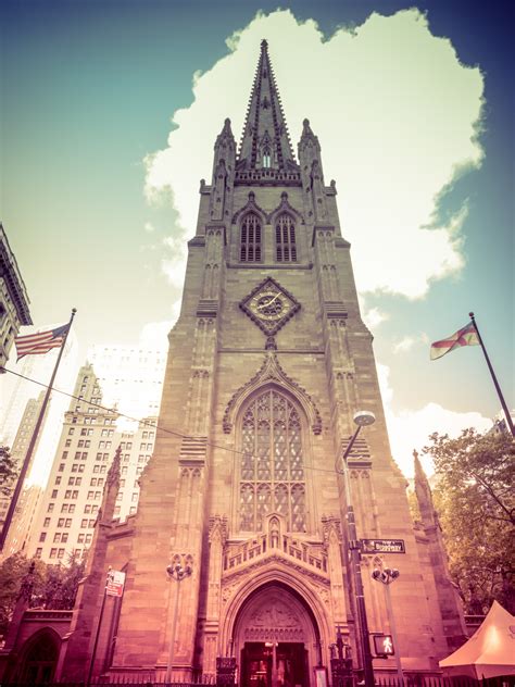 Trinity Church In New York Free Stock Photo Public Domain Pictures