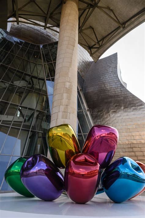Het Guggenheim Museum Bilbao Spanje Redactionele Fotografie Image Of