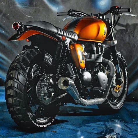 Scramblerstrackers Triumph Bonneville T100 By Studiomotor