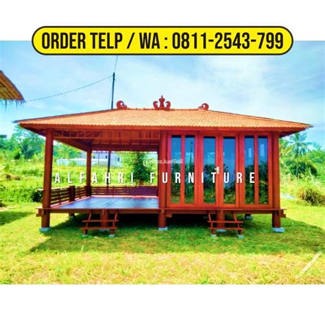 Gazebo Kayu 4x6 Atap Sirap Di Bandung Jawa Barat Tribun JualBeli