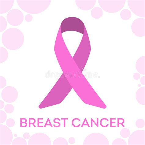 Borstkanker Roze Infografisch Voor Het Bewustzijn Van Vrouwen Vector