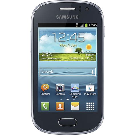 Samsung Galaxy Fame Gt S6812 4gb Smartphone S6812 Blue Bandh Photo