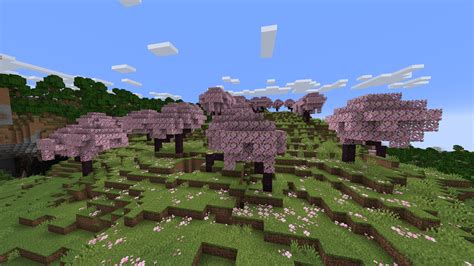 How To Find The Cherry Blossom Grove Biome In Minecraft Dot Esports