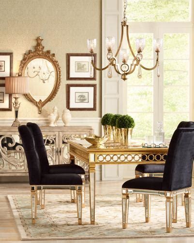 There are 179811 gold dining room for sale on etsy. Golden reflections: a dining room with mirrored furniture ...