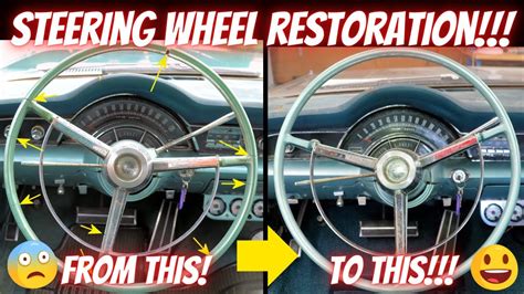 Steering Wheel Restoration Cracked Steering Wheel Repair Youtube