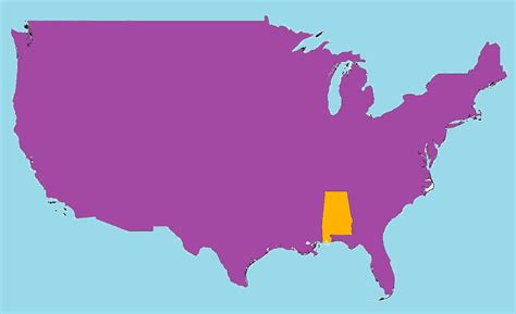 Alabama State Geographical Topographical Map United States Whatsanswer