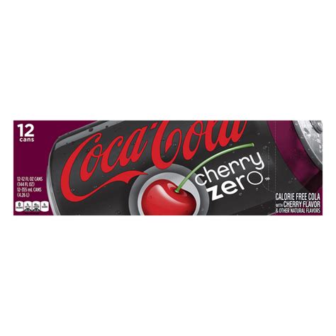 Save On Coca Cola Zero Sugar Cherry Cola Soda 12 Pk Order Online