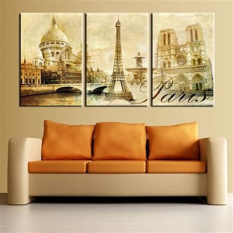 Shop target for wall art sets you will love at great low prices. Aliexpress.com : Buy Wall Art Pictures Paris Famous Buildings Large Modern Home Wall Decor ...