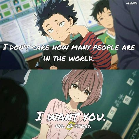 Animekoe No Katachi Animequotes Anime Love Quotes Anime Quotes Anime