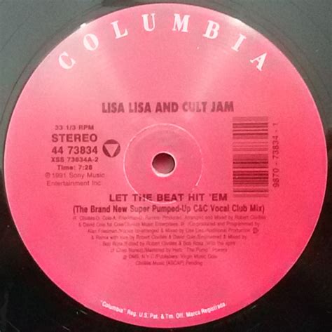 Lisa Lisa And Cult Jam Let The Beat Hit Em Vg 12 Ebay