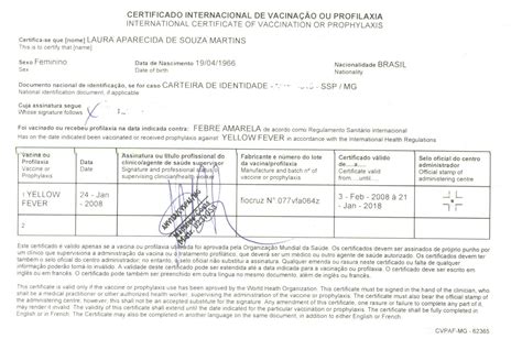 A possibilidade de exigência do civp é prevista no regulamento sanitário internacional. Cadeira Voadora: Certificado Internacional de Vacinação