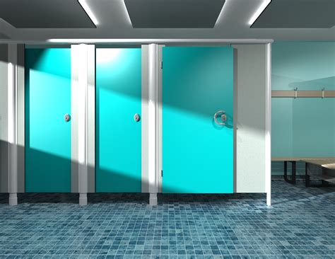 Blue Nubis Washrooms For Damp Areas Locker Storage Storage Cubicle