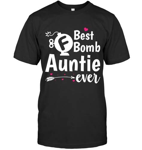 See more ideas about funny tshirts, popular tshirts, funny shirts. Best F Bomb Auntie Evers Funny T Shirt Sayings Womens T ...