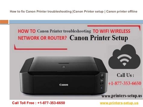 Canon Printer Troubleshooting 1 877 353 6650 Canon Printer Setup