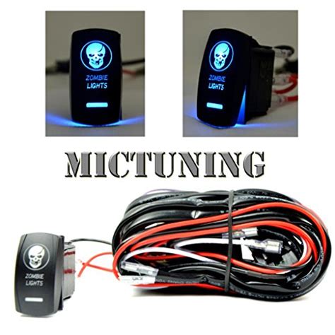I bought this power switch on amazon and it didn't come with a wiring diagram and i can't find one on the internet. MICTUNING LED Light Bar Wiring Harness- 40Amp Relay 30Amp Fuse Laser Blue ZOMBIE LIGHTS (SKULL ...