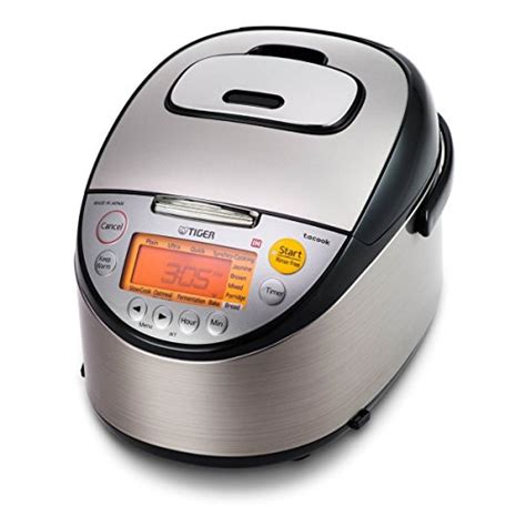 Buy Tiger Induction Heating Rice Cooker 5 5 Cups Black Stainless