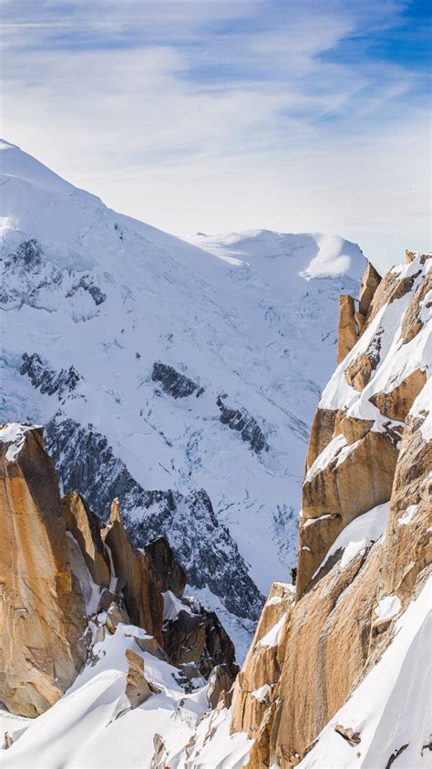 Download Wallpaper Mountain Landscape From Chamonix France 750x1334
