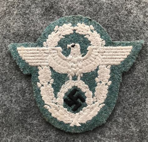 Wwii German Ordnungspolizei Order Police Or Orpo Patches Military