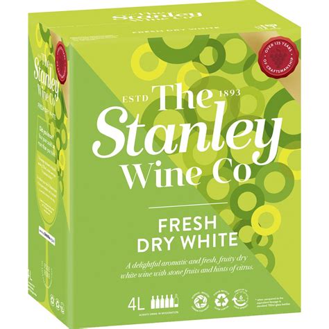 Stanley Cask Wine Fresh Dry White 4l Woolworths