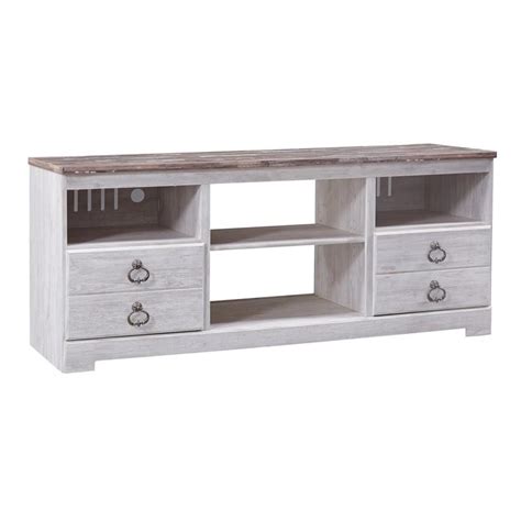 Signature Design By Ashley Tv Stands Willowton W267 68 Large Tv Stand