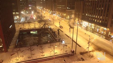 Time Lapse Winter Storm Hercules Blows Into Nyc Youtube