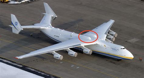 Feature Identification What Are Those Bumps On Top Of The Antonov 225
